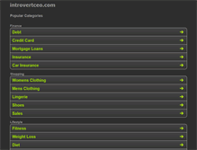 Tablet Screenshot of introvertceo.com